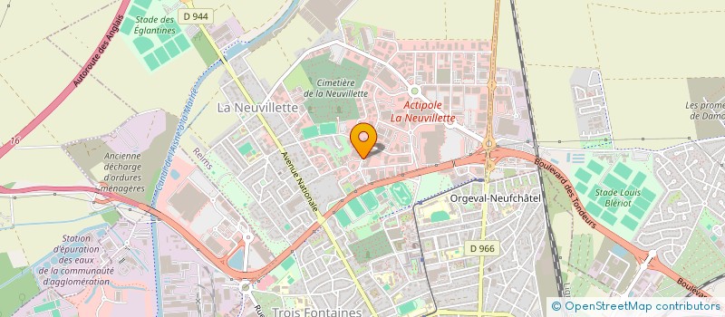 localisation de l'entreprise MONSIEUR BRUNO LECOMTE  REIMS
