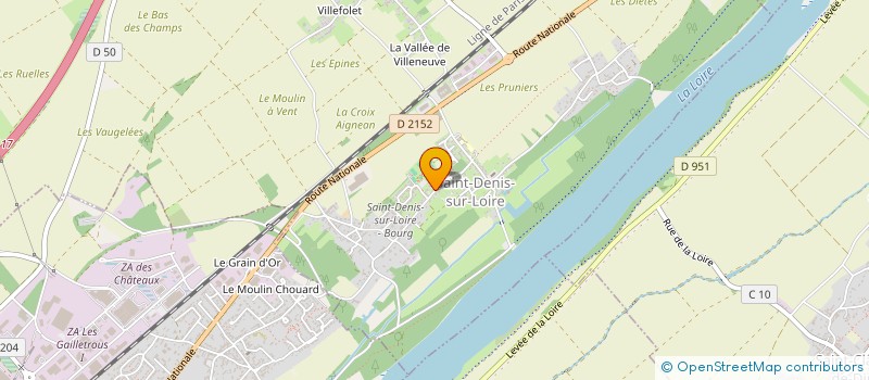 localisation de l'entreprise MONSIEUR BRUNO LECONTE  SAINT-DENIS-SUR-LOIRE