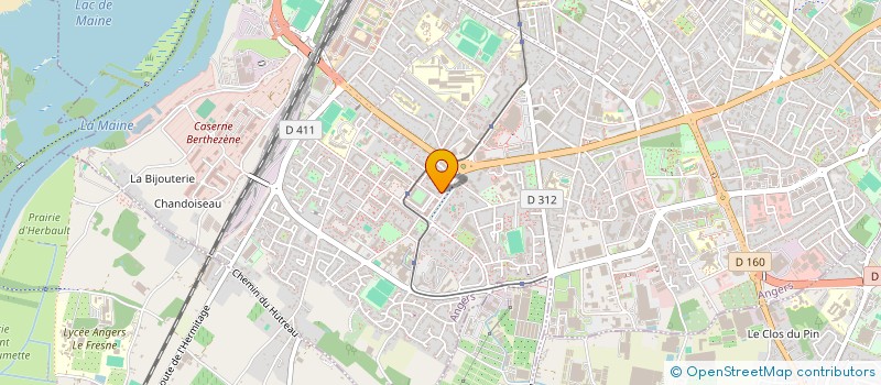 localisation de l'entreprise MONSIEUR BRUNO LECOQ à ANGERS
