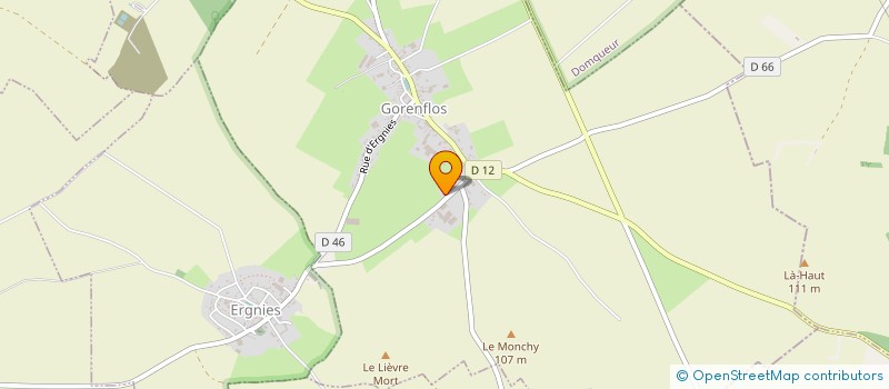 localisation de l'entreprise MONSIEUR BRUNO LECUYER  GORENFLOS