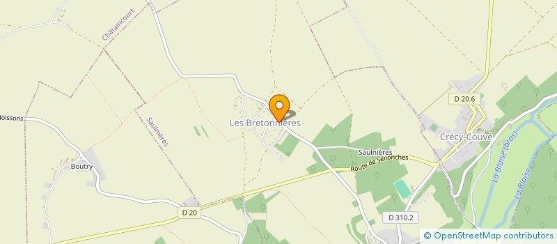 localisation de l'entreprise MONSIEUR BRUNO LEDUCQ à SAULNIERES