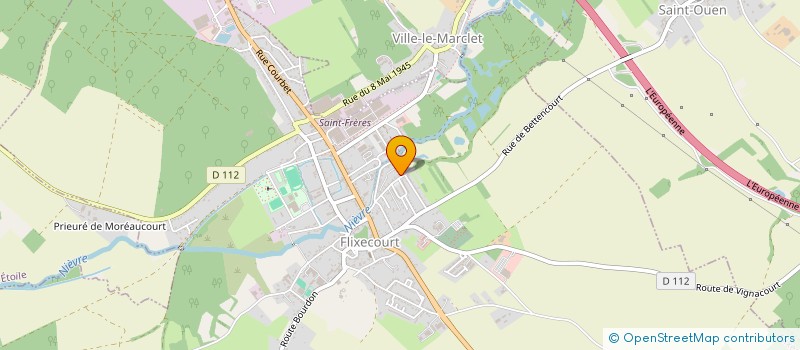 localisation de l'entreprise MONSIEUR BRUNO LEFEBVRE  FLIXECOURT