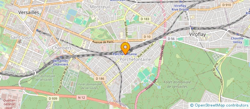 localisation de l'entreprise MONSIEUR BRUNO LEFEVRE à VERSAILLES