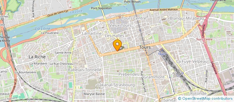 localisation de l'entreprise MONSIEUR BRUNO LEFORT  TOURS