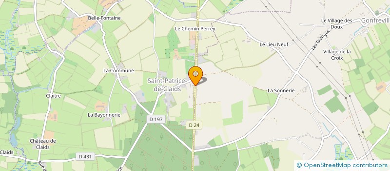 localisation de l'entreprise MONSIEUR BRUNO LEGARDINIER  SAINT-PATRICE-DE-CLAIDS