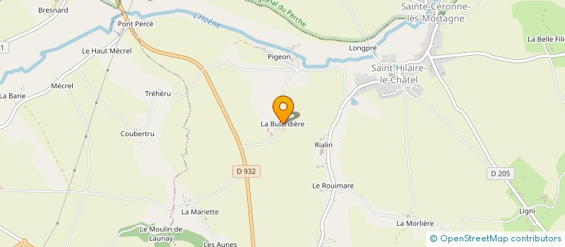 localisation de l'entreprise MONSIEUR BRUNO LEGENDRE à SAINT-HILAIRE-LE-CHATEL