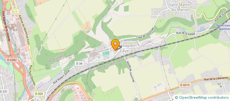 localisation de l'entreprise MONSIEUR BRUNO LEGER à GAINNEVILLE