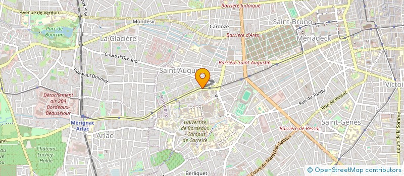 localisation de l'entreprise MONSIEUR BRUNO LEGLISE à BORDEAUX