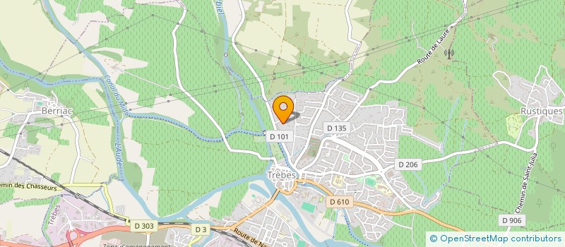 localisation de l'entreprise MONSIEUR BRUNO LEGOUX  TREBES