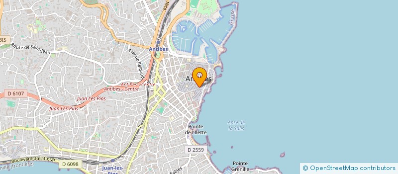 localisation de l'entreprise MONSIEUR BRUNO LEGRAND  ANTIBES