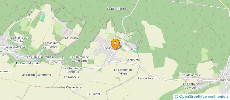 localisation de l'entreprise MONSIEUR BRUNO LEGROS  EMEVILLE