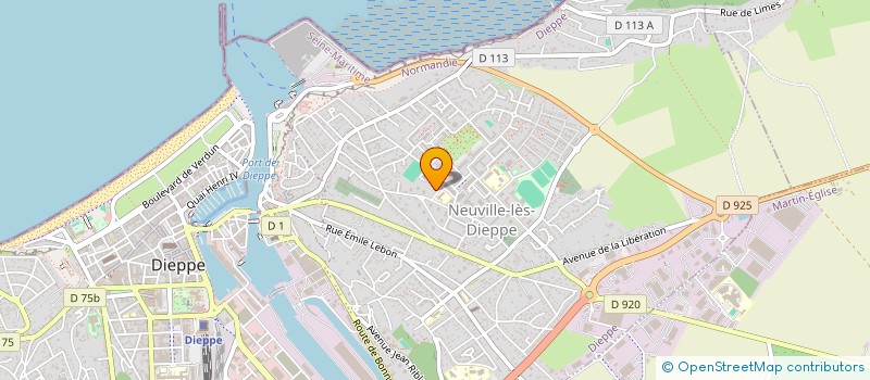 localisation de l'entreprise MONSIEUR BRUNO LEGROS à DIEPPE