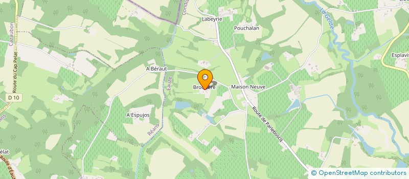 localisation de l'entreprise MONSIEUR BRUNO LEHANNEUR  EAUZE