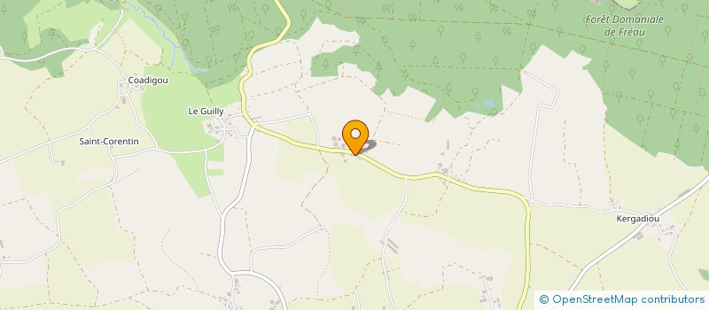 localisation de l'entreprise MONSIEUR BRUNO LEJEUNE  POULLAOUEN