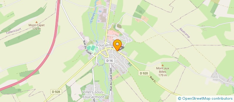 localisation de l'entreprise MONSIEUR BRUNO LEJEUNE  FOUCARMONT