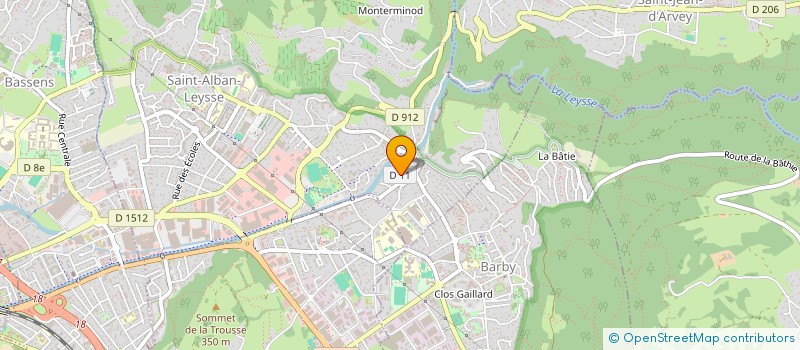 localisation de l'entreprise MONSIEUR BRUNO LELONG  SAINT-ALBAN-LEYSSE