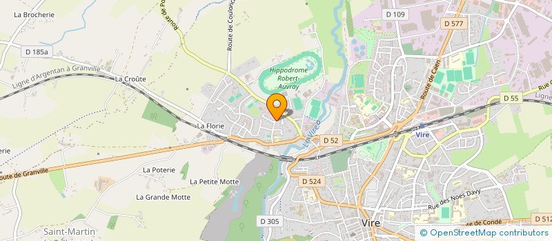 localisation de l'entreprise MONSIEUR BRUNO LEMARCHAND  VIRE NORMANDIE