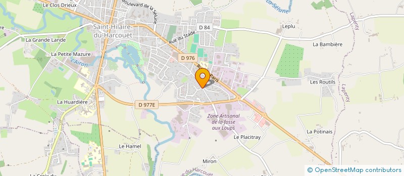 localisation de l'entreprise MONSIEUR BRUNO LEMEE  SAINT-HILAIRE-DU-HARCOUET