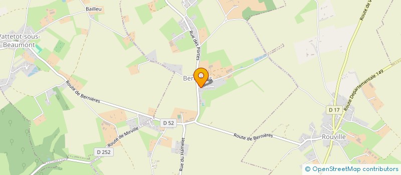 localisation de l'entreprise MONSIEUR BRUNO LEMIEUX  BERNIERES