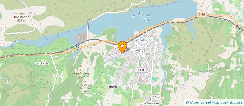 localisation de l'entreprise MONSIEUR BRUNO LEMOINE  VINCA