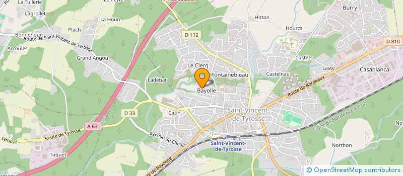 localisation de l'entreprise MONSIEUR BRUNO LEMOINE  SAINT-VINCENT-DE-TYROSSE