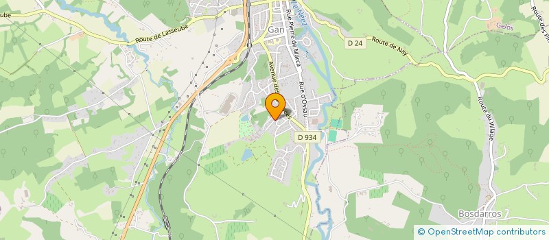 localisation de l'entreprise MONSIEUR BRUNO LEMPEGNAT  GAN