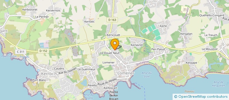 localisation de l'entreprise MONSIEUR BRUNO LEON à PLOEMEUR