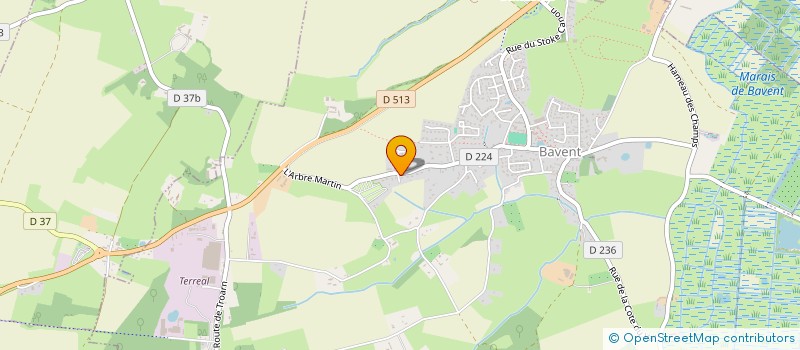 localisation de l'entreprise MONSIEUR BRUNO LEPAGNOL  BAVENT