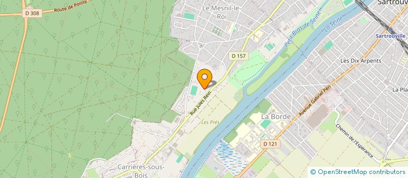 localisation de l'entreprise MONSIEUR BRUNO LEPINE  LE MESNIL-LE-ROI