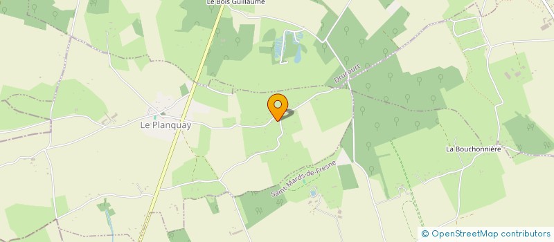 localisation de l'entreprise MONSIEUR BRUNO LEPLANOIS  LE PLANQUAY