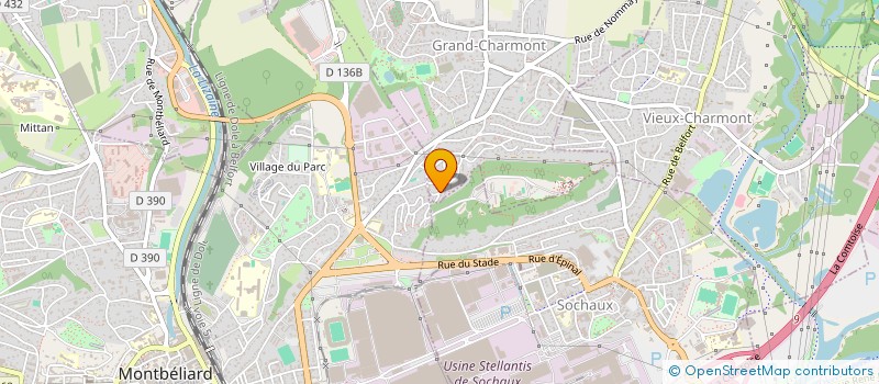 localisation de l'entreprise MONSIEUR BRUNO LEPORE  GRAND-CHARMONT