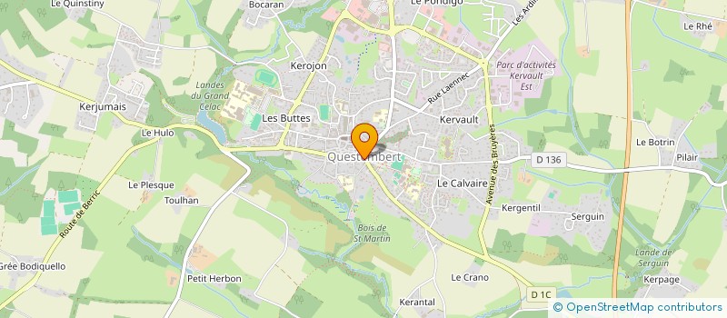 localisation de l'entreprise MONSIEUR BRUNO LERAY à QUESTEMBERT