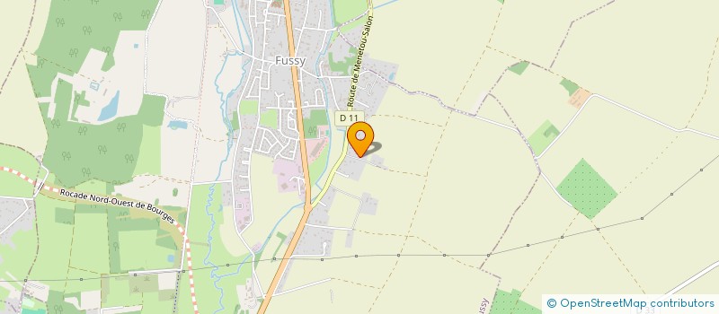 localisation de l'entreprise MONSIEUR BRUNO LEREDDE  FUSSY