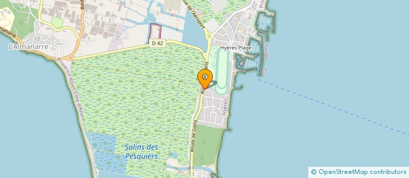 localisation de l'entreprise MONSIEUR BRUNO LEROUX  HYERES