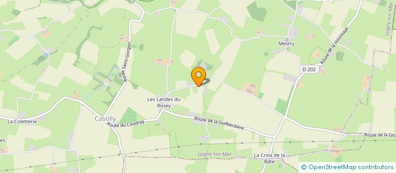 localisation de l'entreprise MONSIEUR BRUNO LEROUX à ISIGNY-SUR-MER