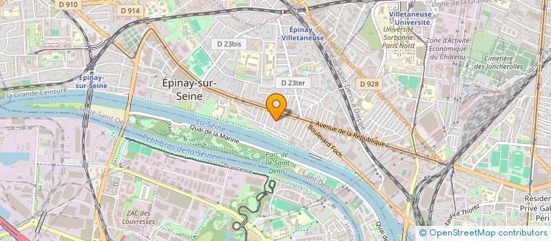 localisation de l'entreprise MONSIEUR BRUNO LEROY  EPINAY-SUR-SEINE
