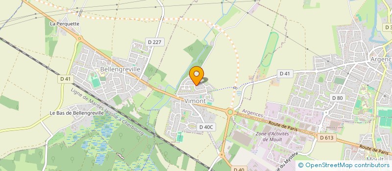 localisation de l'entreprise MONSIEUR BRUNO LEROY  CLEVILLE