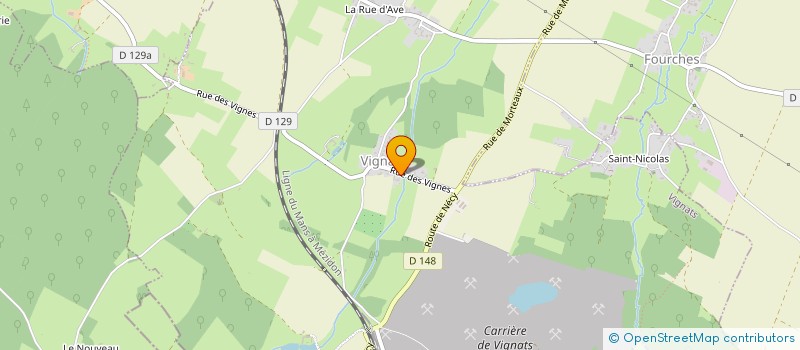 localisation de l'entreprise MONSIEUR BRUNO LESAGE  VIGNATS