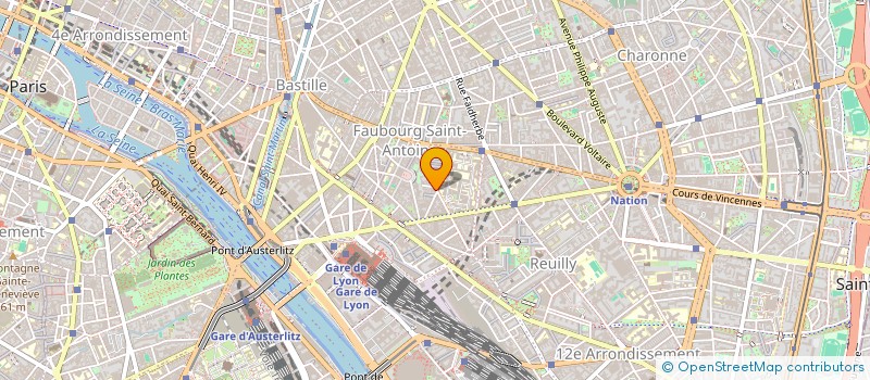 localisation de l'entreprise MONSIEUR BRUNO LESAUVAGE  PARIS