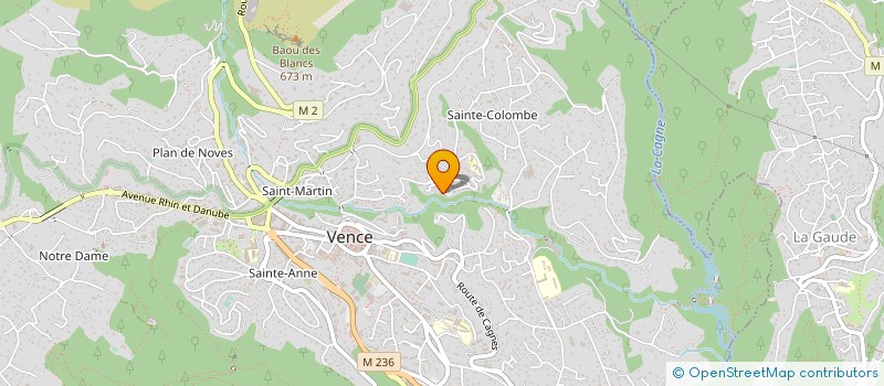 localisation de l'entreprise MONSIEUR BRUNO LESIMPLE  VENCE