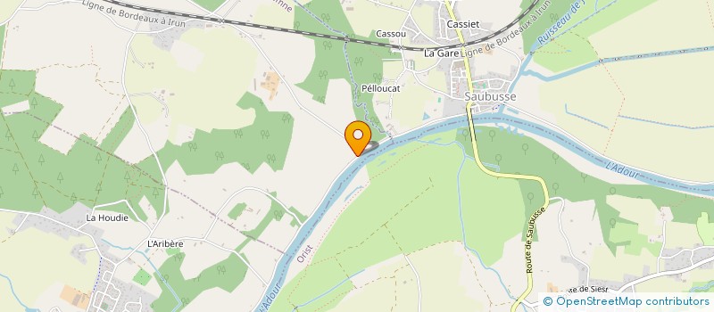 localisation de l'entreprise MONSIEUR BRUNO LESPESSAILLES  SAINT-GEOURS-DE-MAREMNE