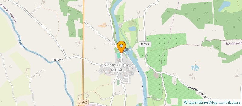 localisation de l'entreprise MONSIEUR BRUNO LESURTEL  MONTREUIL-SUR-MAINE