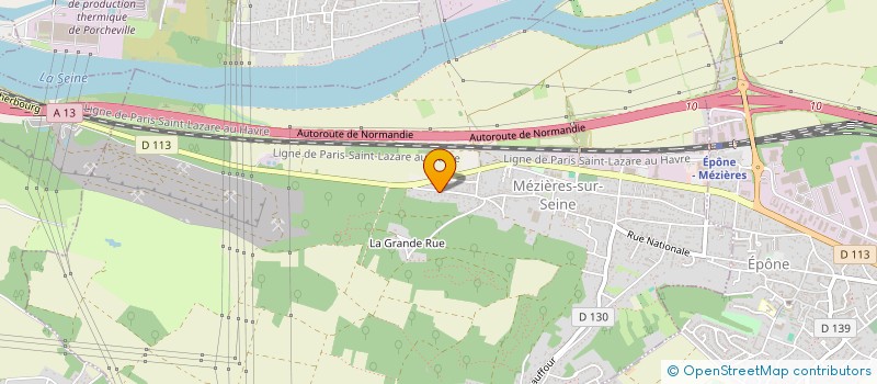 localisation de l'entreprise MONSIEUR BRUNO LEVEQUE  MEZIERES-SUR-SEINE