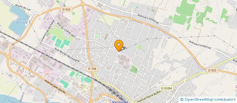 localisation de l'entreprise MONSIEUR BRUNO LEVEQUE  MARMANDE