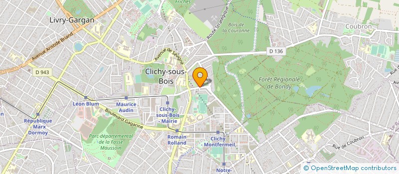 localisation de l'entreprise MONSIEUR BRUNO LEVOLLANT à CLICHY-SOUS-BOIS