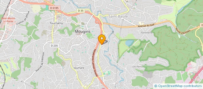 localisation de l'entreprise MONSIEUR BRUNO LEVY  MOUGINS