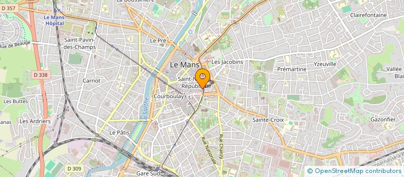 localisation de l'entreprise MONSIEUR BRUNO LHOMME à LE MANS