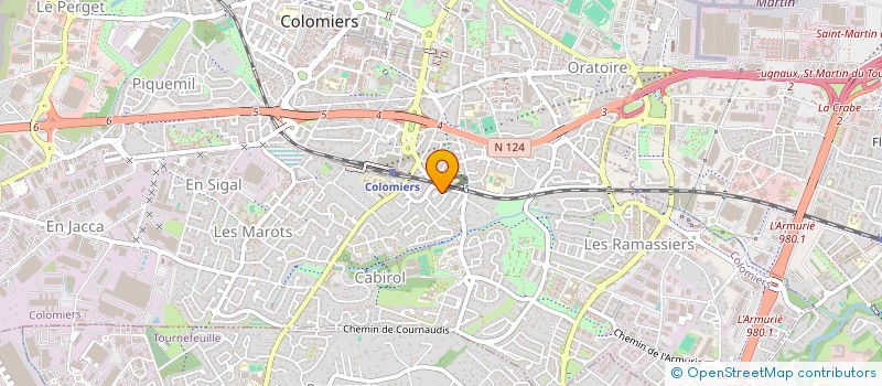 localisation de l'entreprise MONSIEUR BRUNO LHONNEUR à COLOMIERS