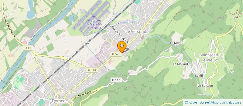 localisation de l'entreprise MONSIEUR BRUNO LHOST  LE VERSOUD