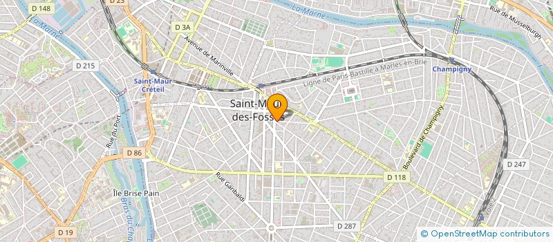 localisation de l'entreprise MONSIEUR BRUNO LHUISSIER à SAINT-MAUR-DES-FOSSES